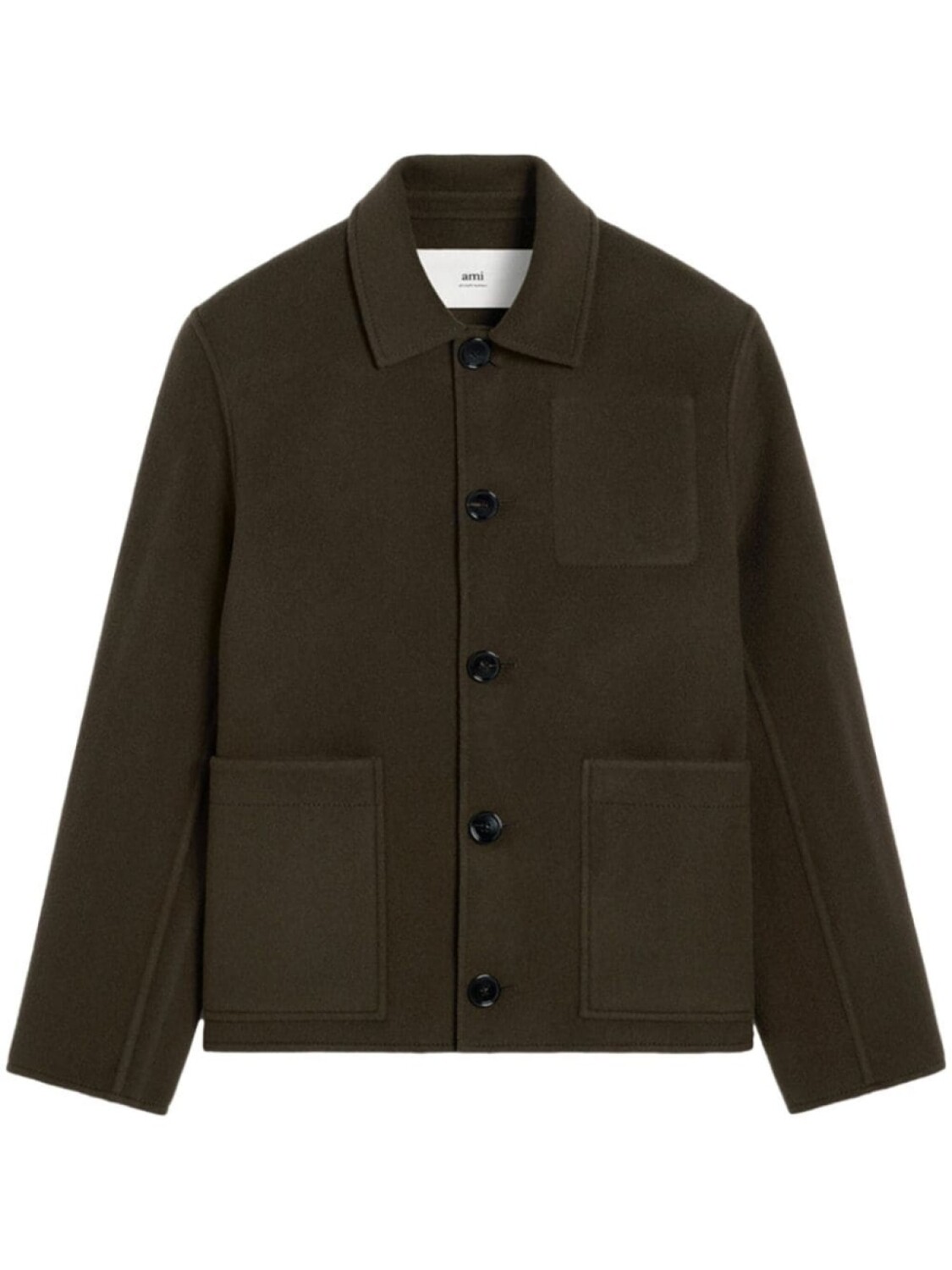 AMI Paris куртка свободного кроя из смеси шерсти и кашемира, коричневый
AMI Paris куртка свободного кроя из смеси шерсти и кашемира, коричневый