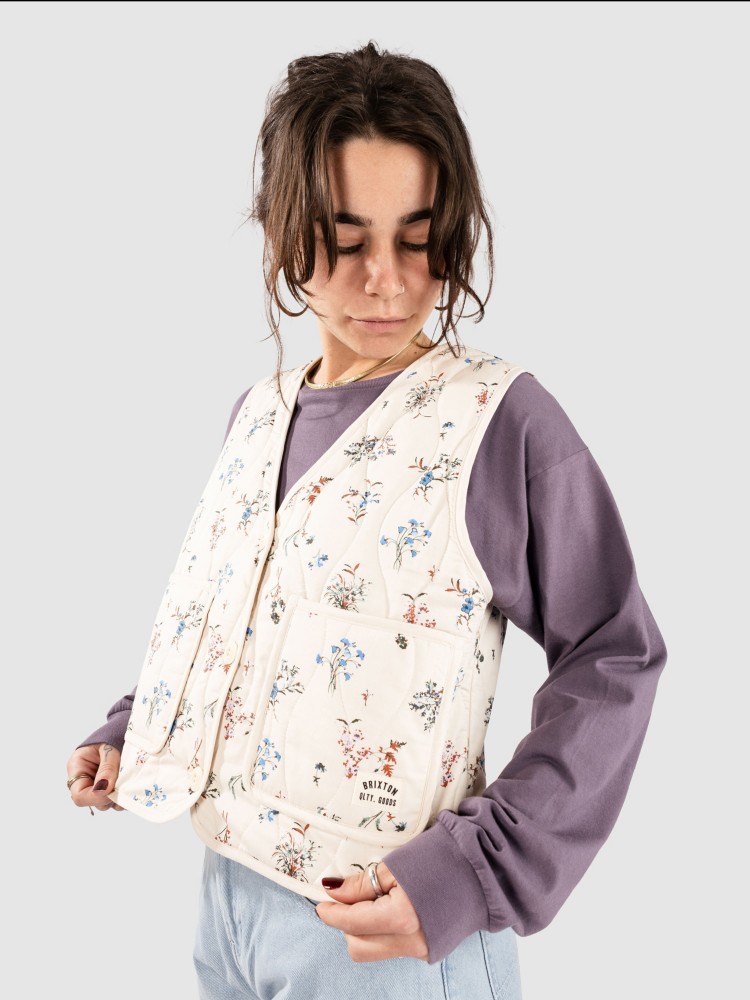 Утепленный жилет Brixton Field Floral Quilted Weste, whitecap/hazlnt/dtsy flrl
Утепленный жилет Brixton Field Floral Quilted Weste, whitecap/hazlnt/dtsy flrl
