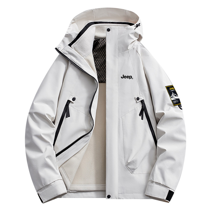 Jeep Куртка Unisex, Ivory White (Fleece Lining+Outer Shell Set)
Jeep Куртка Unisex, Ivory White (Fleece Lining+Outer Shell Set)