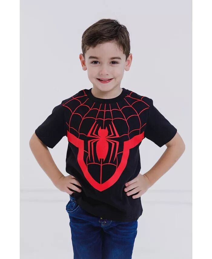 Одинаковая семейная футболка для костюмированной вечеринки с Человеком-пауком для маленьких мальчиков и взрослых Marvel, черный
Одинаковая семейная футболка для костюмированной вечеринки с Человеком-пауком для маленьких мальчиков и взрослых Marvel, черный