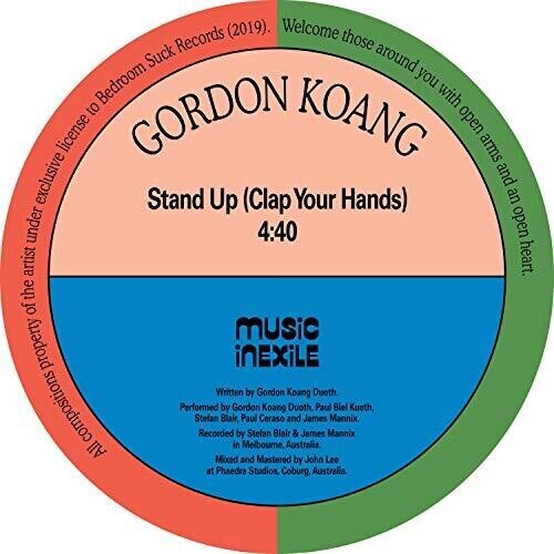 Сингл 12" Koang, Gordon: Stand Up (Clap Your Hands) / Asylum Seeker
Сингл 12" Koang, Gordon: Stand Up (Clap Your Hands) / Asylum Seeker
