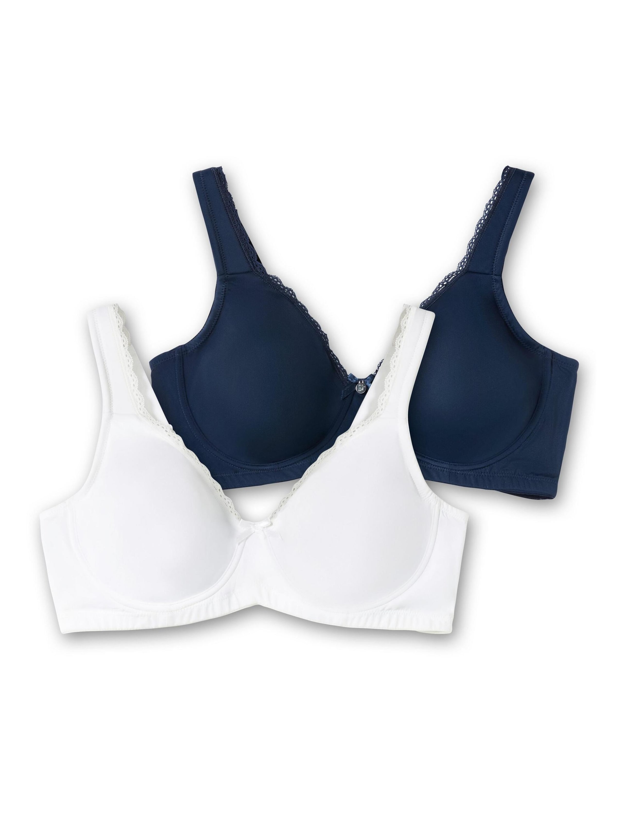 SHEEGO Бюстгальтер Minimiser бюстгальтер в цвете Navy, White
SHEEGO Бюстгальтер Minimiser бюстгальтер в цвете Navy, White