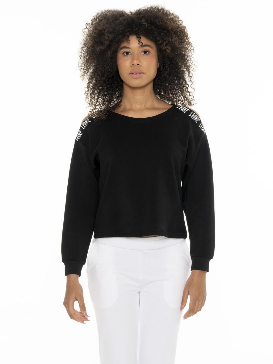 LEONE 1947 APPAREL Женская толстовка с открытыми плечами от Leone Black'n White
LEONE 1947 APPAREL Женская толстовка с открытыми плечами от Leone Black'n White