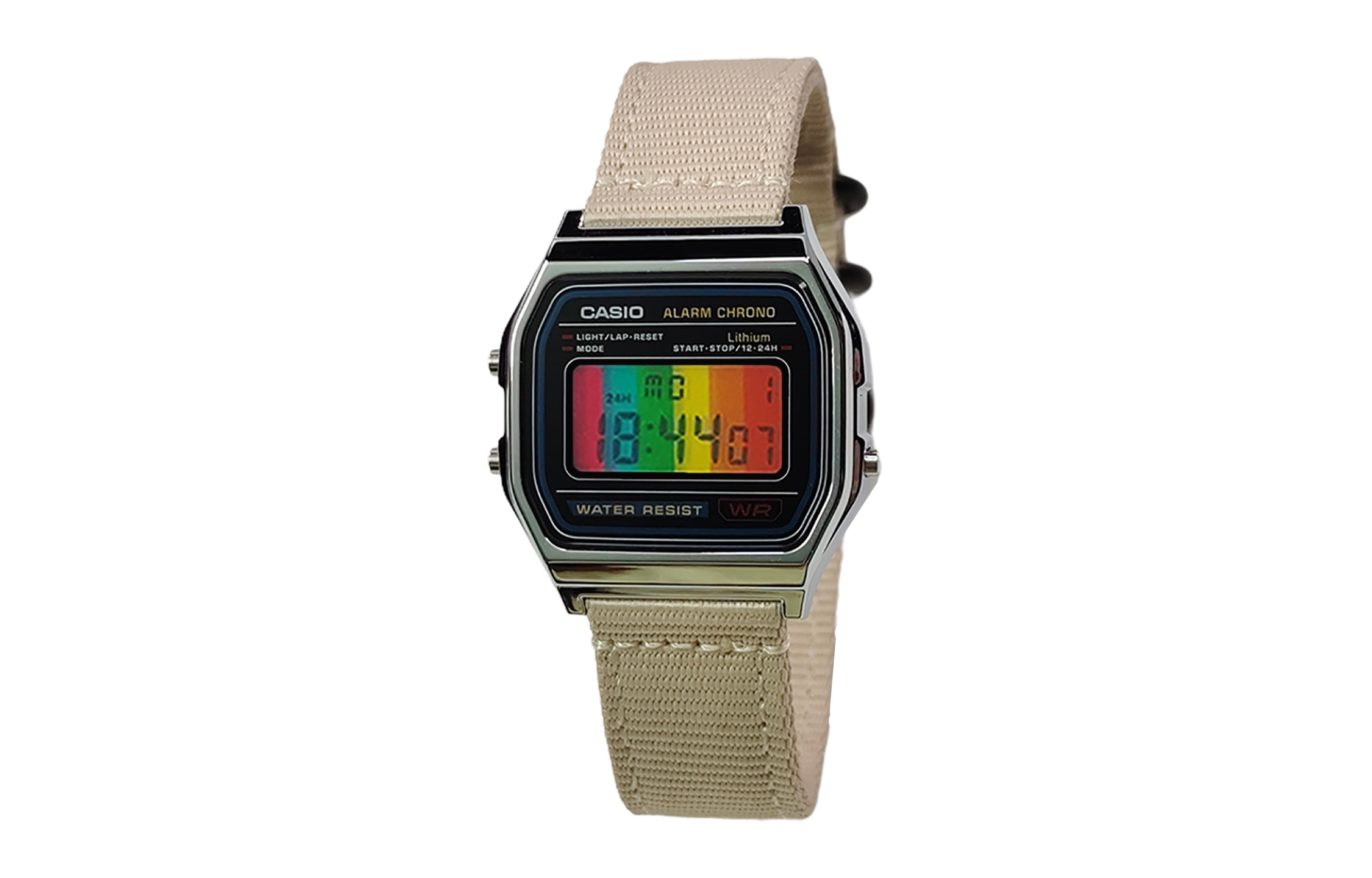 CASIO Мужские часы Retrofit Series с кварцевым механизмом и нейлоновым ремешком, черный циферблат
CASIO Мужские часы Retrofit Series с кварцевым механизмом и нейлоновым ремешком, черный циферблат