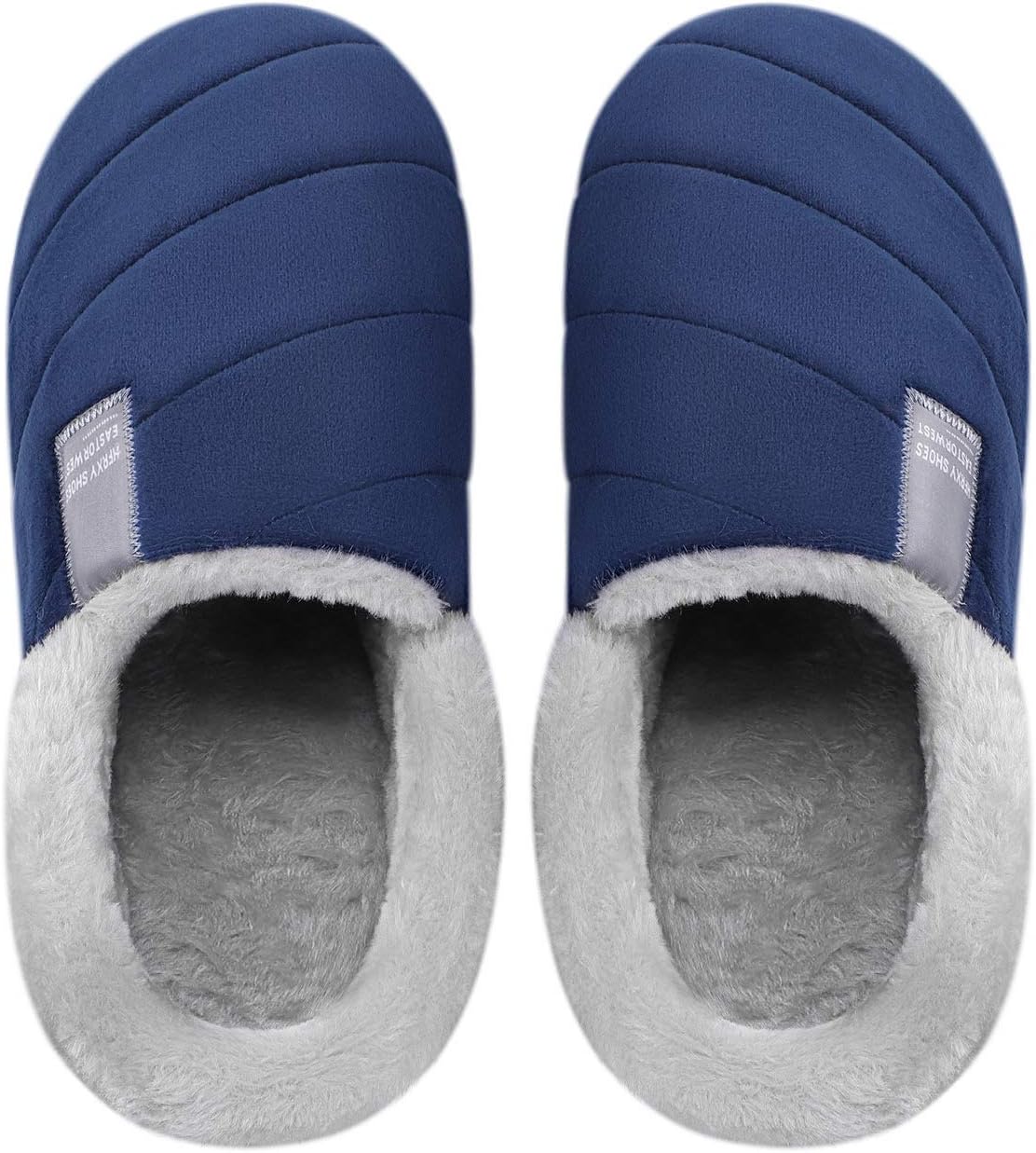 IBLUELOVER мужские зимние тапочки 8-12US с теплой стелькой из пены с эффектом памяти, нескользящие домашние тапочки, темно-синий
IBLUELOVER мужские зимние тапочки 8-12US с теплой стелькой из пены с эффектом памяти, нескользящие домашние тапочки, темно-синий