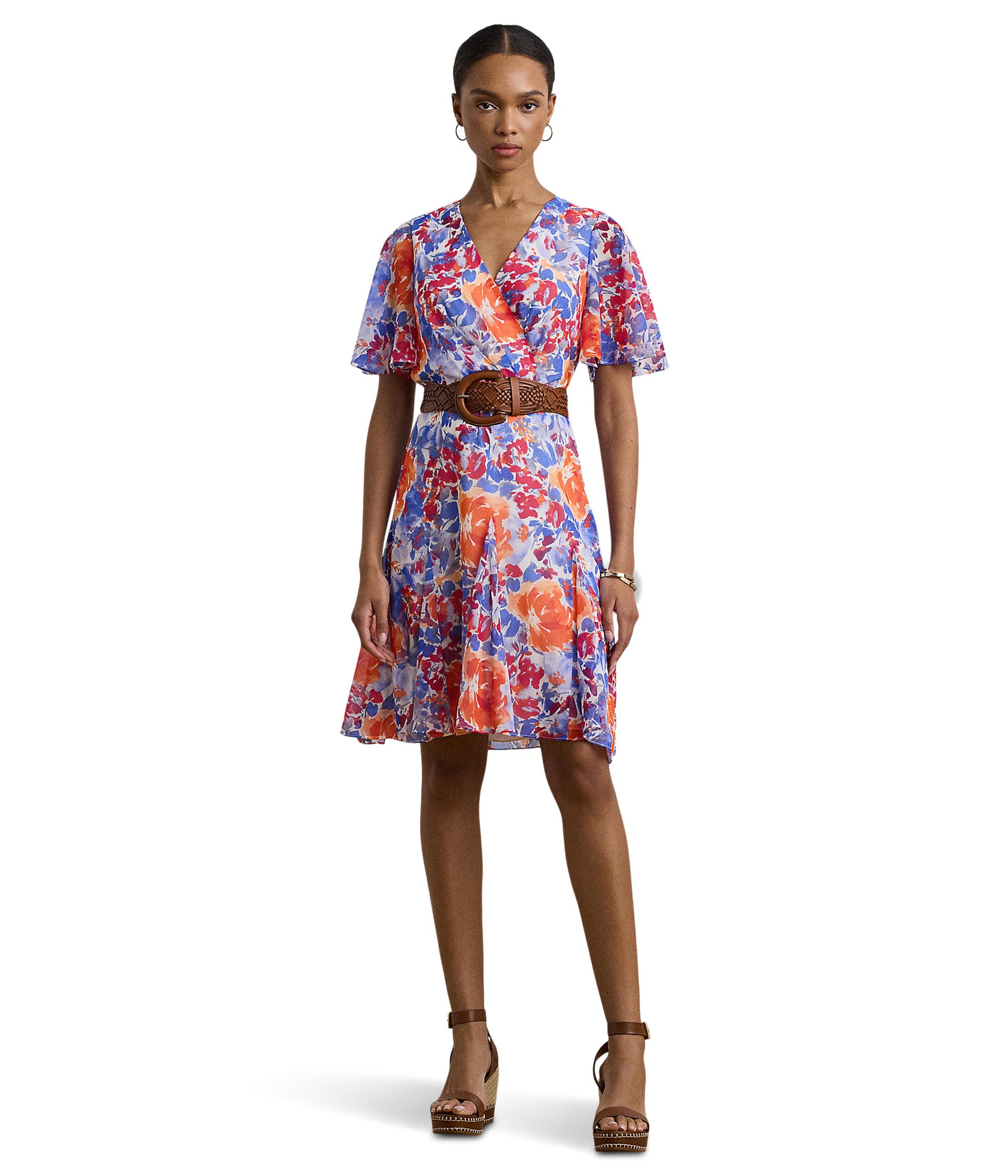 Платье Lauren Ralph Lauren Floral Crinkle Georgette Surplice Dress, цвет White Multi
Платье Lauren Ralph Lauren Floral Crinkle Georgette Surplice Dress, цвет White Multi