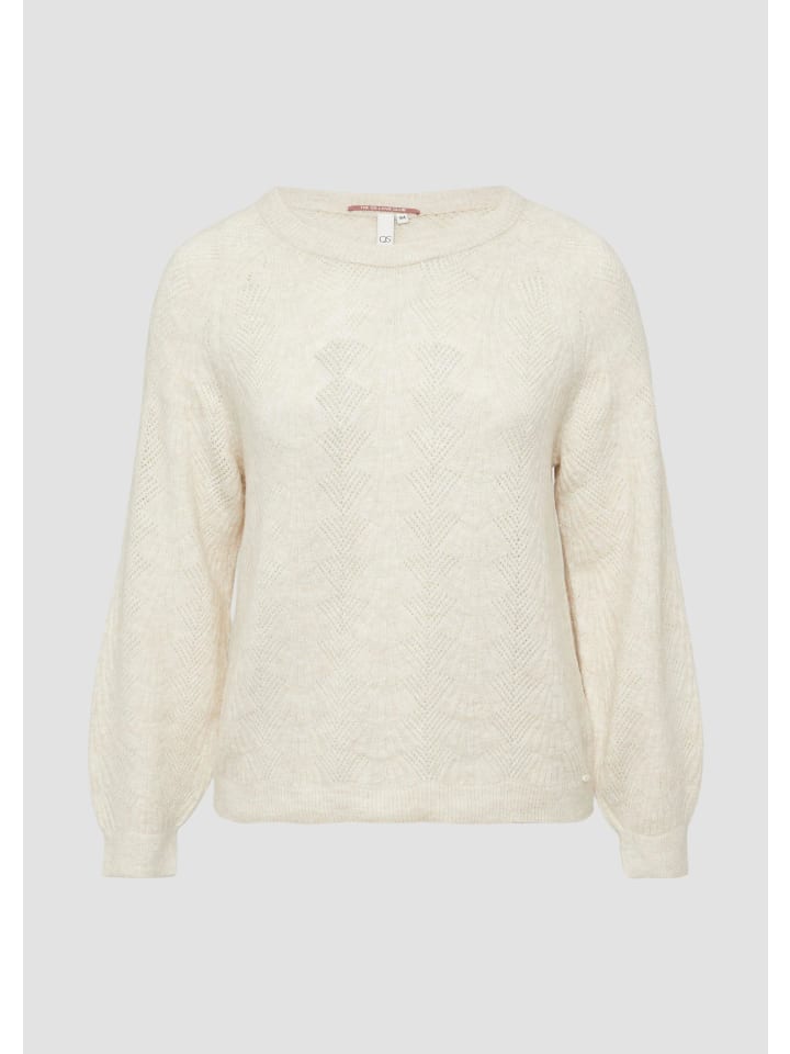 Вязаный свитер в цвете 02W0_cream QS
Вязаный свитер в цвете 02W0_cream QS