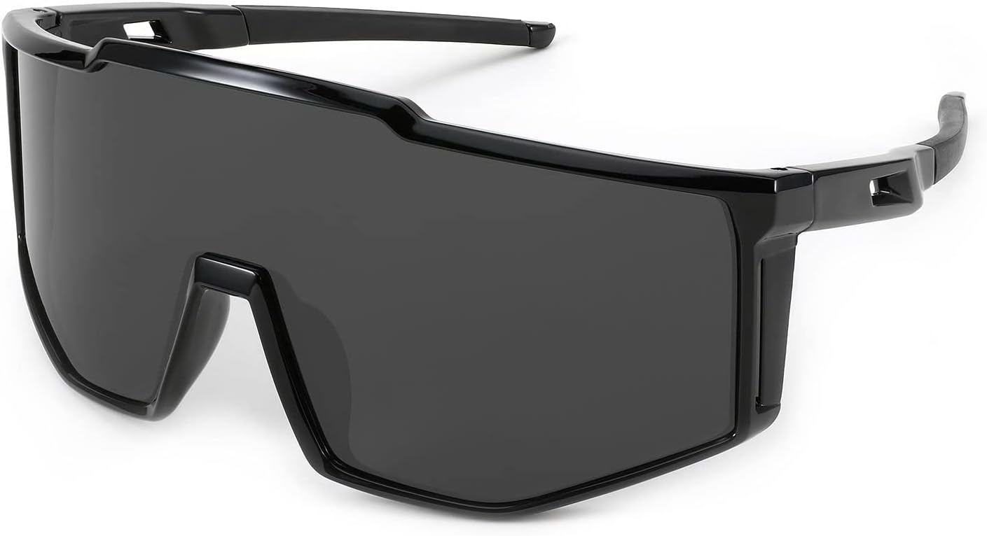 Солнцезащитные очки Karsaer Vision Sports Wraparound Glasses в стиле 80-х с козырьком, бейсбольные солнцезащитные очки для детей, подростков, мальчиков и девочек 8-16 лет, Black
Солнцезащитные очки Karsaer Vision Sports Wraparound Glasses в стиле 80-х с козырьком, бейсбольные солнцезащитные очки для детей, подростков, мальчиков и девочек 8-16 лет, Black