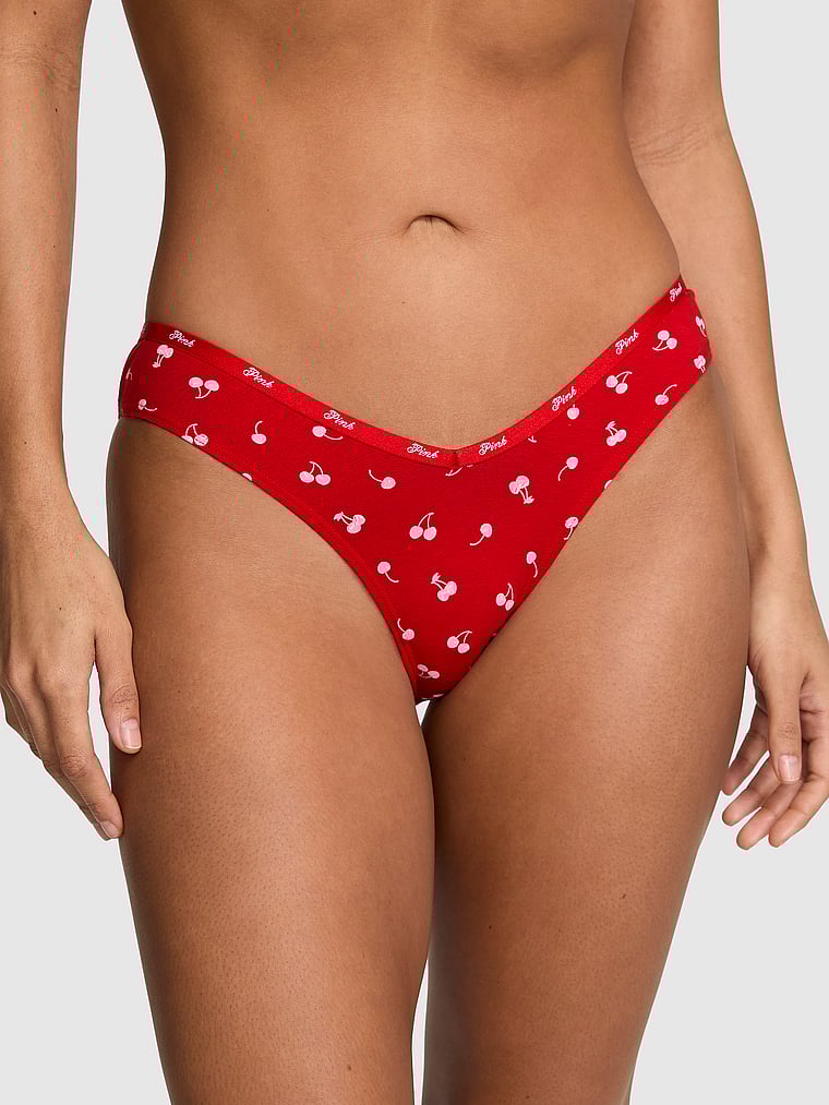 Трусики-Танга из хлопка с логотипом Pink, smooth print
Трусики-Танга из хлопка с логотипом Pink, smooth print