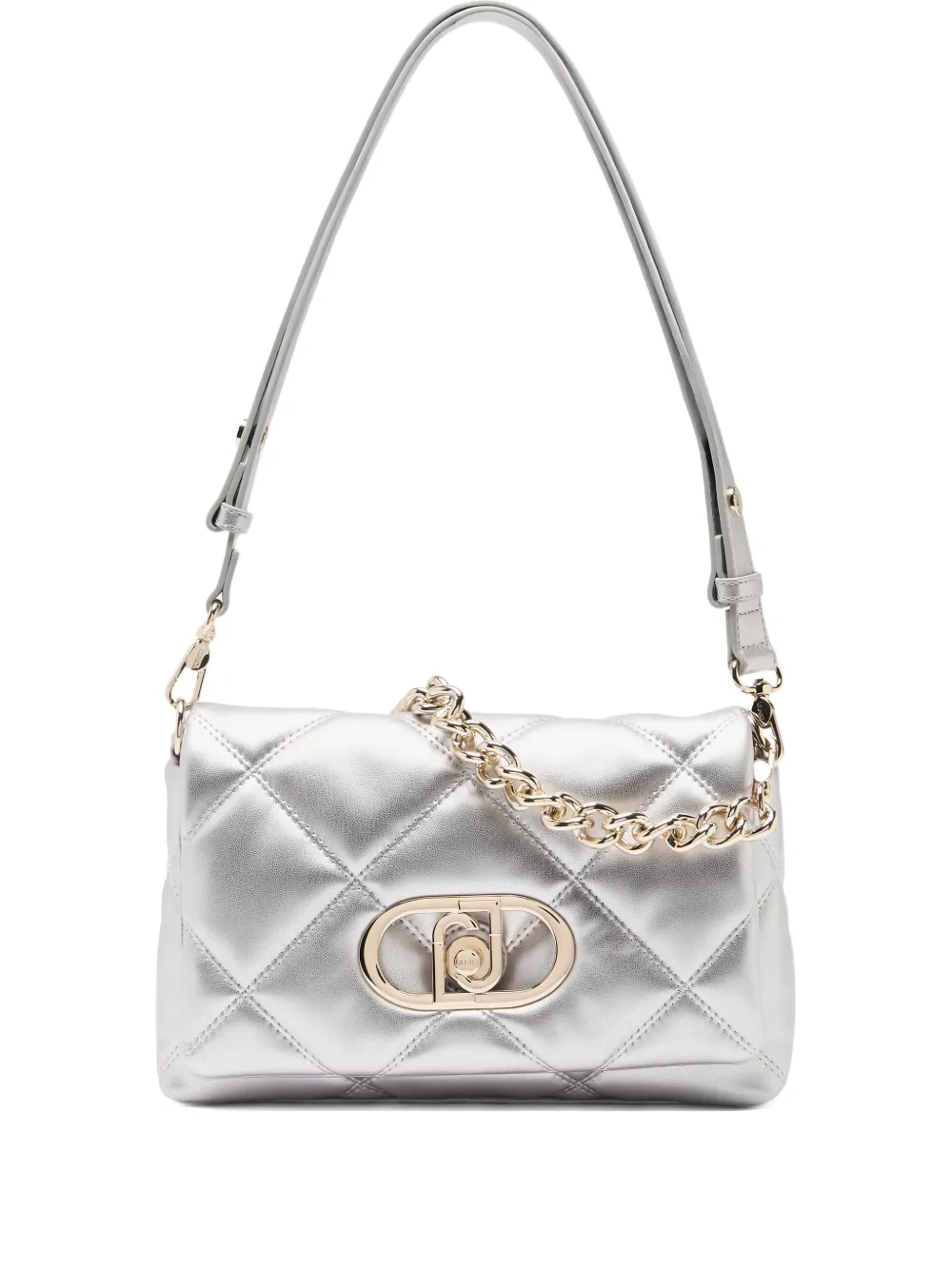 Сумка на плечо LaPuffy среднего размера со стеганым логотипом Liu Jo, серебристый
Сумка на плечо LaPuffy среднего размера со стеганым логотипом Liu Jo, серебристый