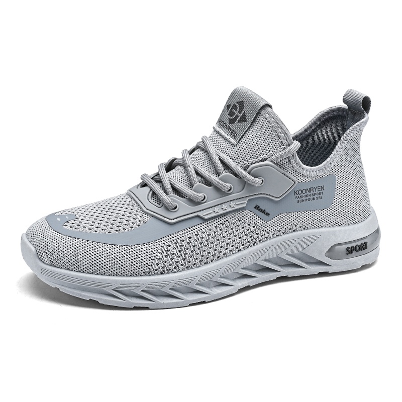 BAKE Серые мужские повседневные низкие кроссовки с защитой от истирания и дышащие, цвет Gray
BAKE Серые мужские повседневные низкие кроссовки с защитой от истирания и дышащие, цвет Gray