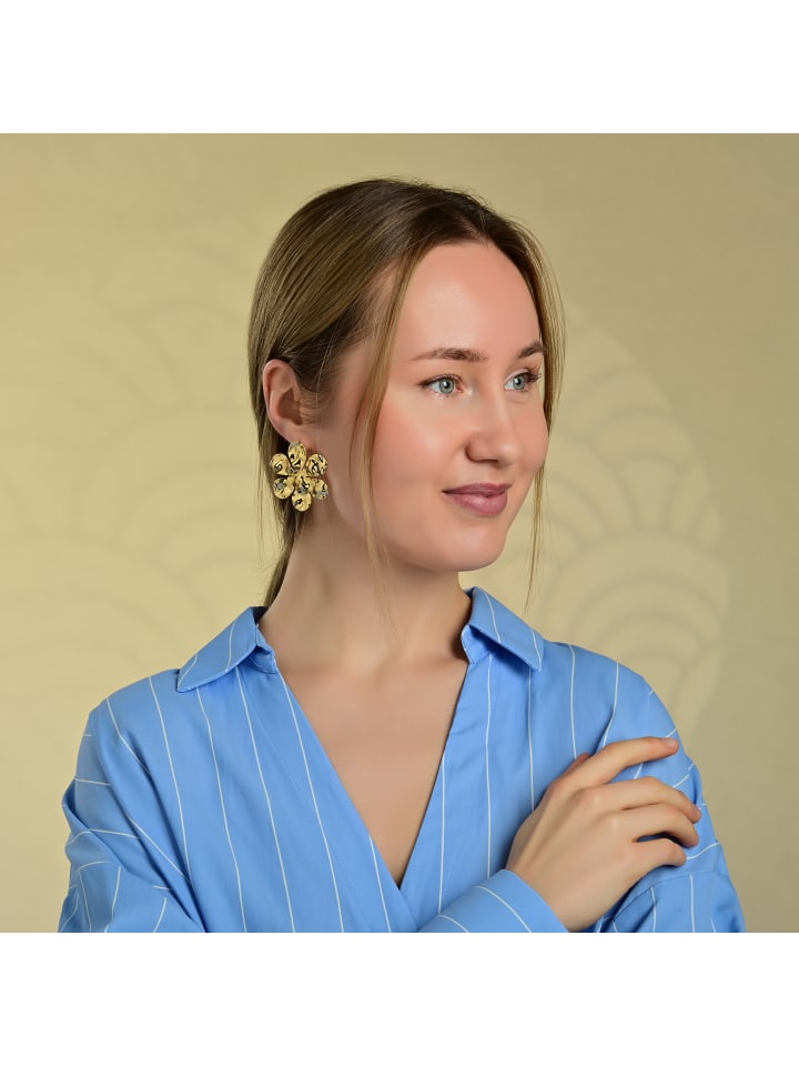 Adeliás Женские серьги - серьги-гвоздики в виде цветов из нержавеющей стали, золотистого цвета
Adeliás Женские серьги - серьги-гвоздики в виде цветов из нержавеющей стали, золотистого цвета