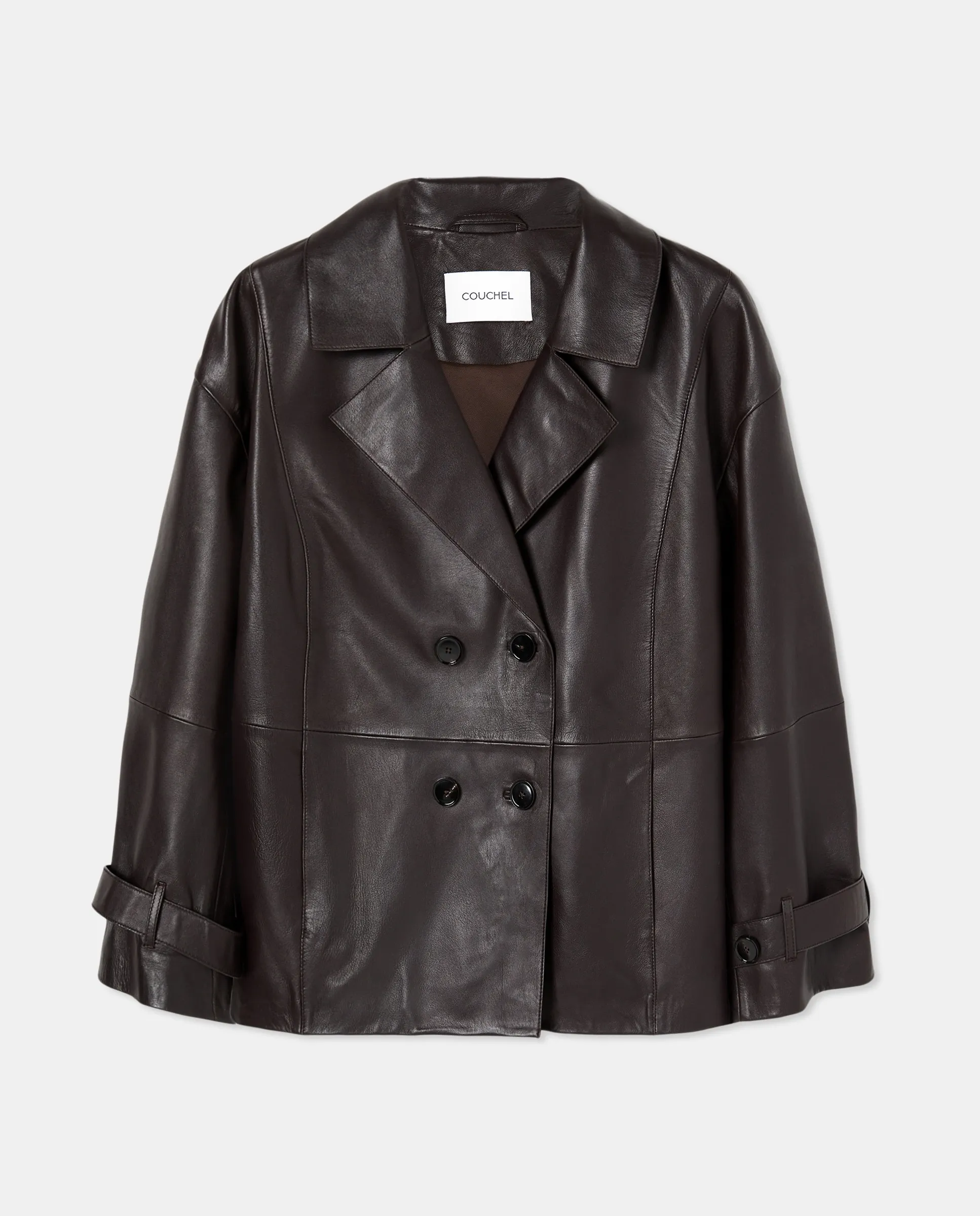 Женская короткая кожаная куртка Couchel, баклажановый
Женская короткая кожаная куртка Couchel, баклажановый