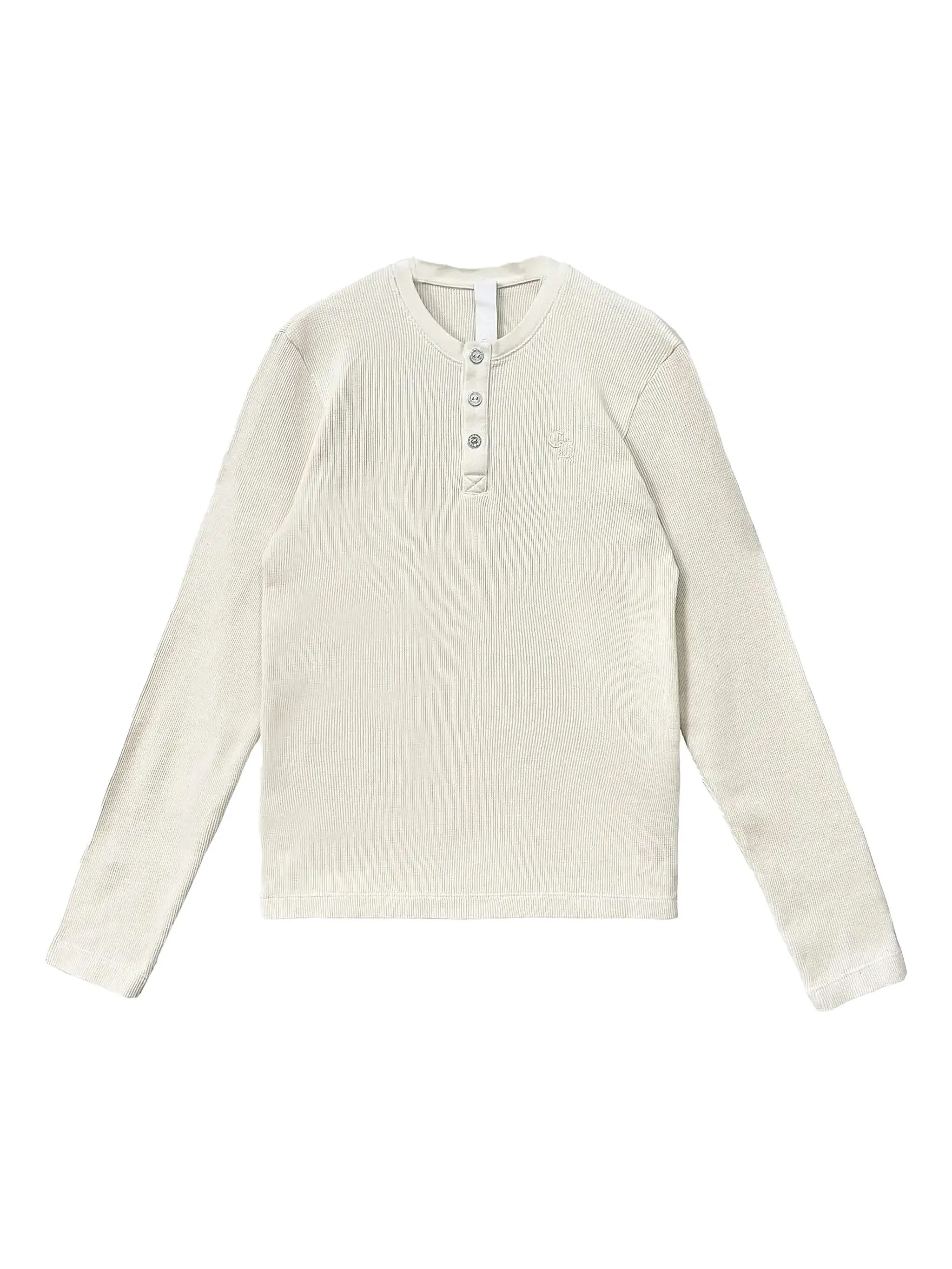 Фактурная рубашка хенли с вышитым логотипом Chrome Hearts, белый
Фактурная рубашка хенли с вышитым логотипом Chrome Hearts, белый