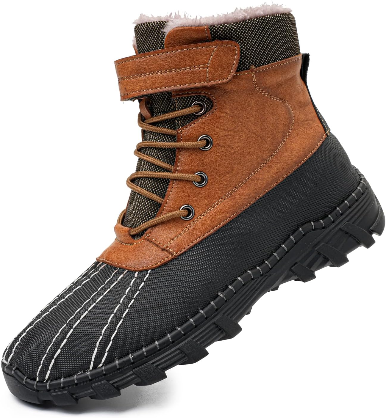 Мужские водонепроницаемые высокие туристические ботинки Tsuukuie, верх из микрофибры и кожи, стелька с эффектом памяти, противоскользящая резиновая подошва, доступны с сетчатой или плюшевой подкладкой, коричневый
Мужские водонепроницаемые высокие туристические ботинки Tsuukuie, верх из микрофибры и кожи, стелька с эффектом памяти, противоскользящая резиновая подошва, доступны с сетчатой или плюшевой подкладкой, коричневый