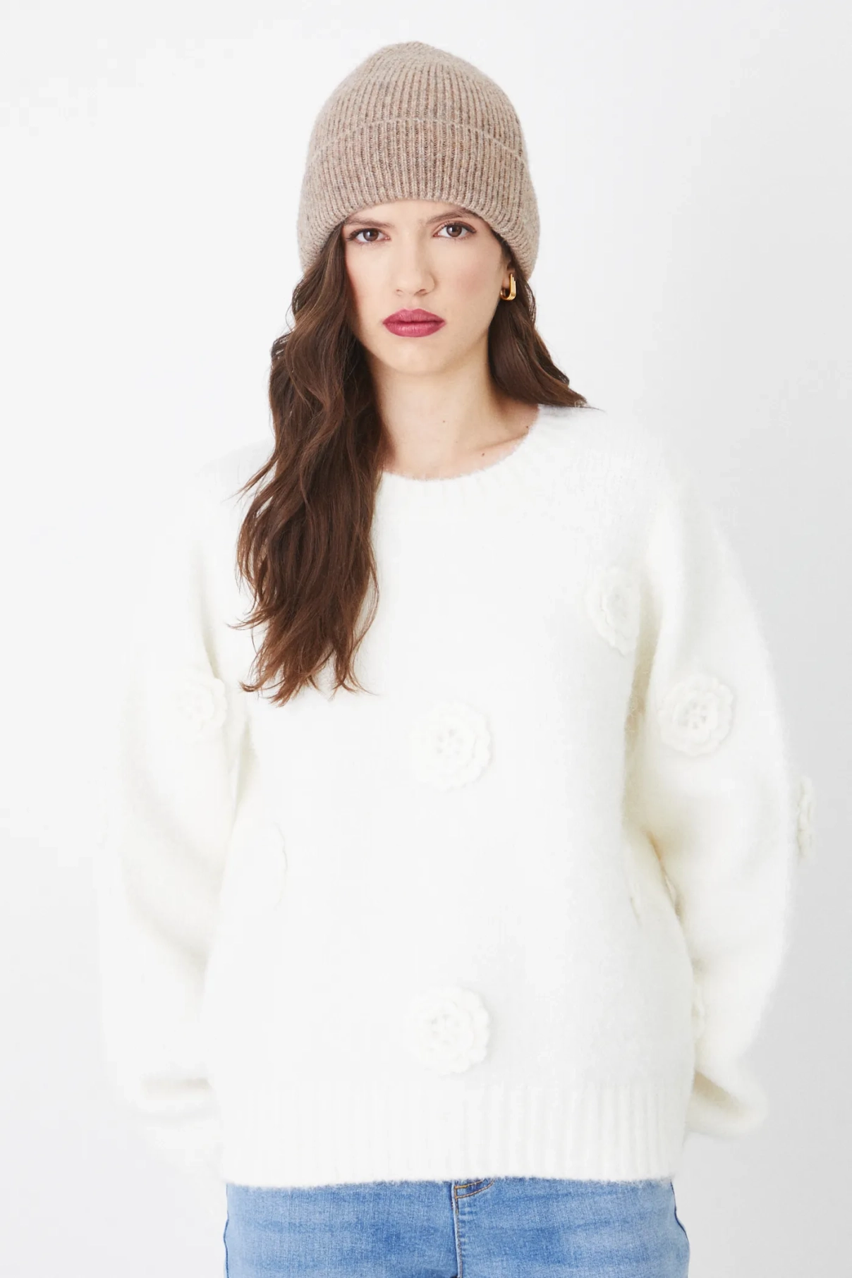 Свитер из смесовой шерсти Medicine, бежевый
Свитер из смесовой шерсти Medicine, бежевый