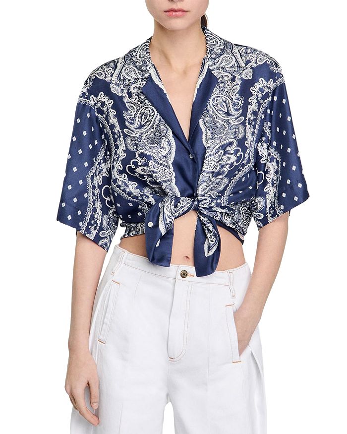 Бандана-рубашка Sandro, мультиколор
Бандана-рубашка Sandro, мультиколор