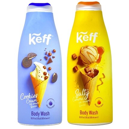 Keff Гель для душа Creamy Dessert с маслом ши, витамином Е и алоэ вера, 16 унций 
Keff Гель для душа Creamy Dessert с маслом ши, витамином Е и алоэ вера, 16 унций