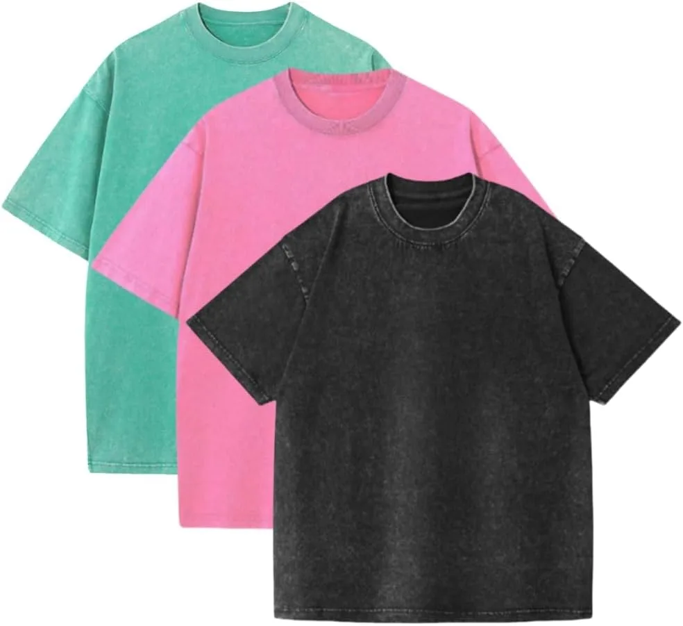 3 футболки Oversized для мужчин, Heavyweight Cotton, Acid Wash DXSHCV
3 футболки Oversized для мужчин, Heavyweight Cotton, Acid Wash DXSHCV