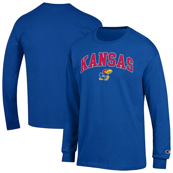 Мужская футболка с длинным рукавом royal kansas jayhawks arch over logo 2-hit Champion
Мужская футболка с длинным рукавом royal kansas jayhawks arch over logo 2-hit Champion