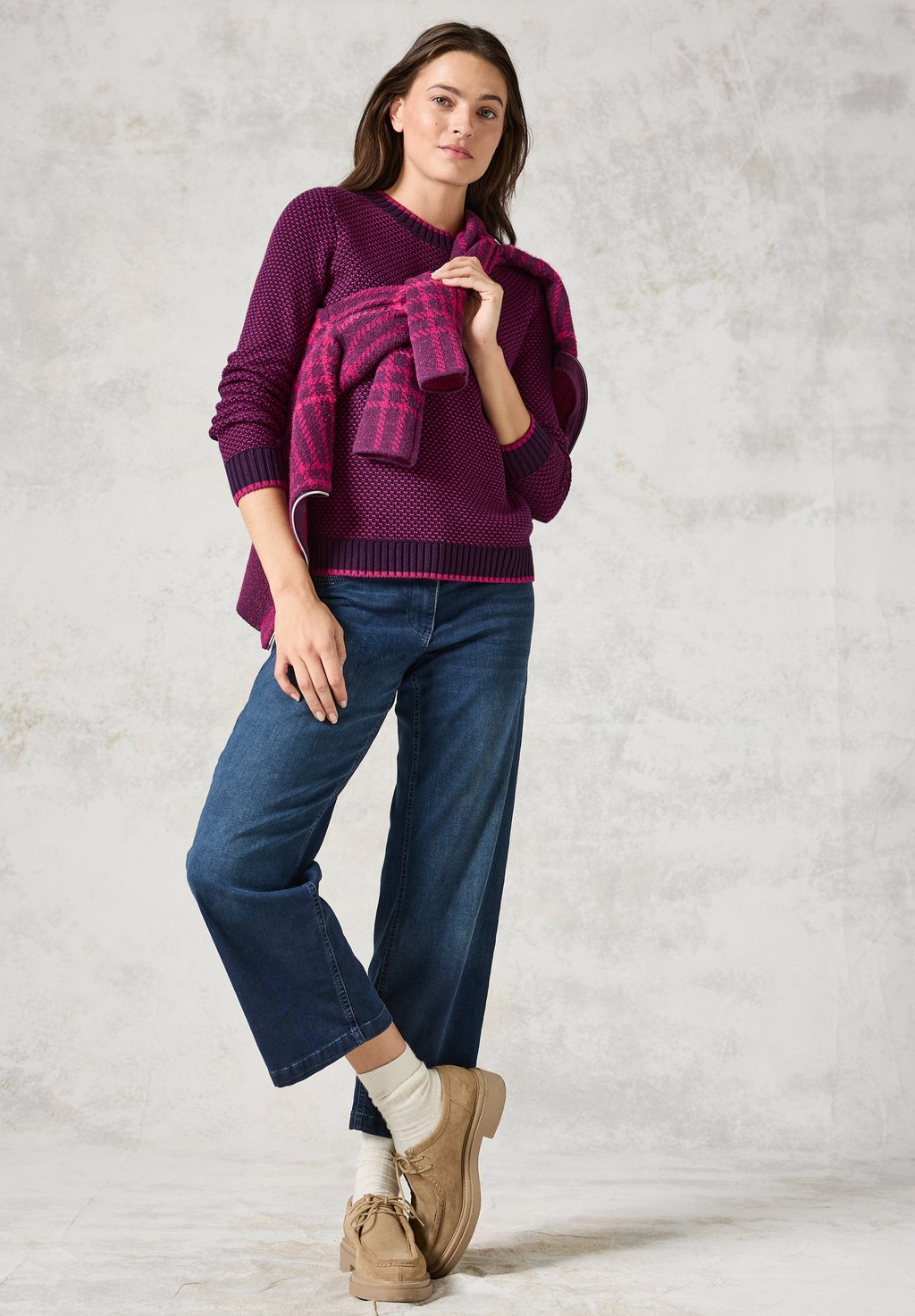 Джемпер CECIL GEMUSTERTER STRICKPULLOVER Cecil, розовый
Джемпер CECIL GEMUSTERTER STRICKPULLOVER Cecil, розовый