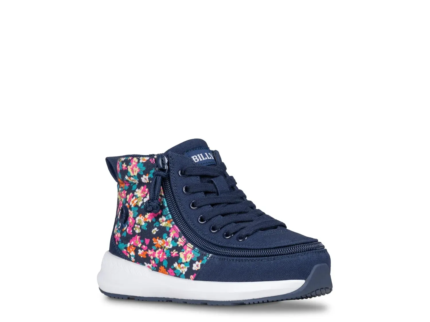Кроссовки BILLY Footwear Goat Classic High-Top — детские, темно-синие, с цветочным принтом
Кроссовки BILLY Footwear Goat Classic High-Top — детские, темно-синие, с цветочным принтом
