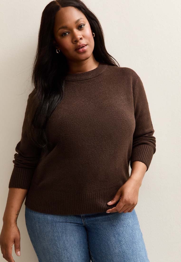 Джемпер New Look Curves CURVES CREW NECK, Dark Brown
Джемпер New Look Curves CURVES CREW NECK, Dark Brown