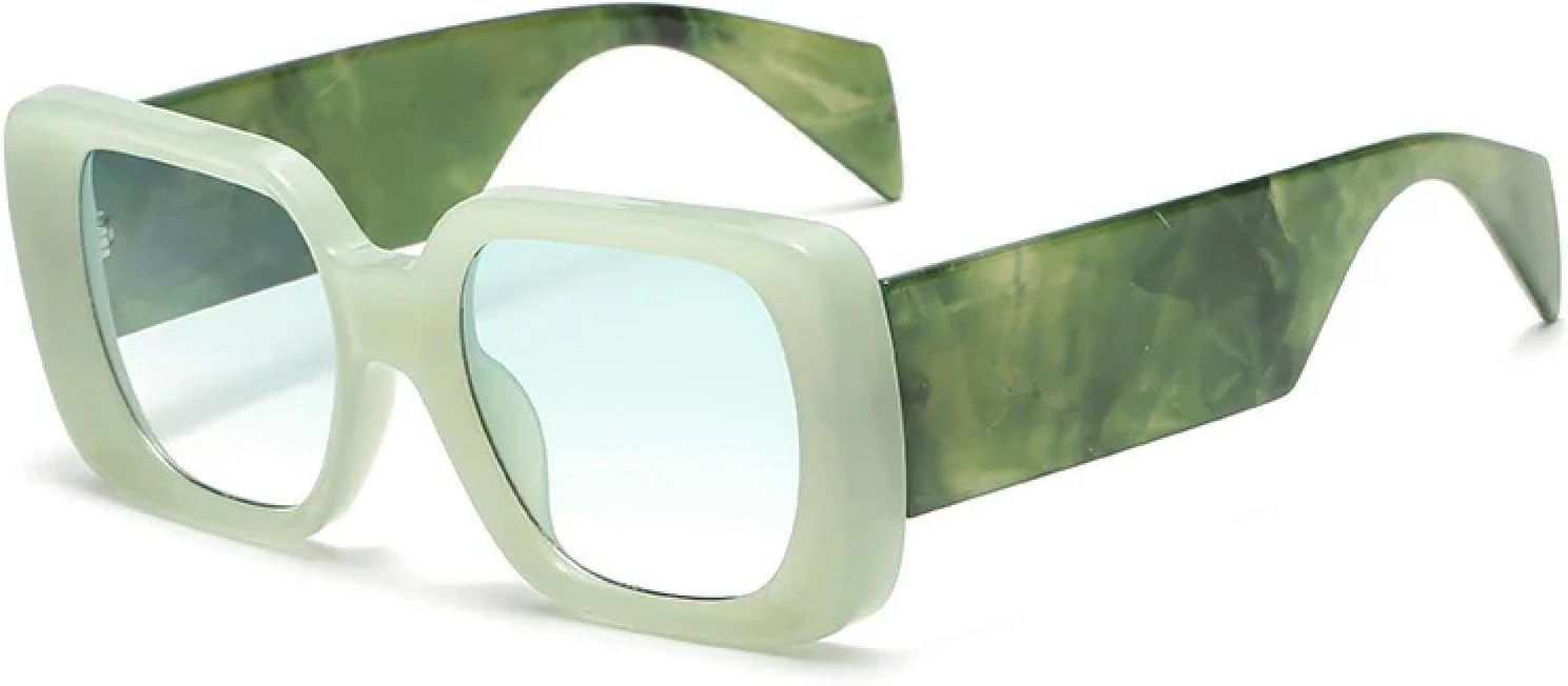 Модные женские солнцезащитные очки большого размера, желейного цвета, ретро-узор, широкие дужки; мужские градиентные очки с защитой от УФ-излучения UV400 HHZZYVY, Green Green Gradient
Модные женские солнцезащитные очки большого размера, желейного цвета, ретро-узор, широкие дужки; мужские градиентные очки с защитой от УФ-излучения UV400 HHZZYVY, Green Green Gradient