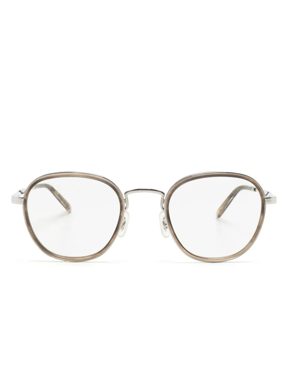 Очки Lilletto-R в круглой оправе Oliver Peoples, металлик
Очки Lilletto-R в круглой оправе Oliver Peoples, металлик