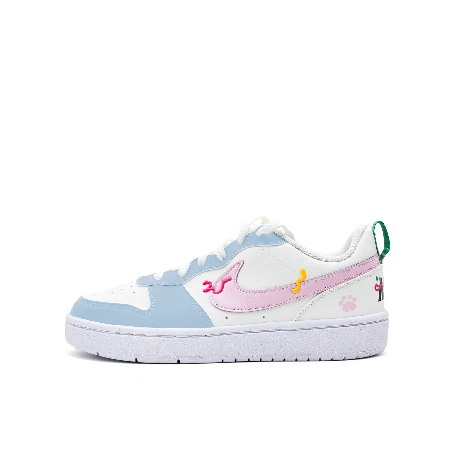 Nike Кроссовки для скейтбординга Court Borough Pink Blue Fantasy Island Anti Slip Wear Resistant Low Top для детей розовые для подростков
Nike Кроссовки для скейтбординга Court Borough Pink Blue Fantasy Island Anti Slip Wear Resistant Low Top для детей розовые для подростков