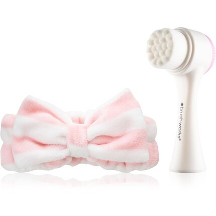 Набор кистей для умывания и повязки на голову Brushworks Luxury Facial Cleansing Brush — для очищения кожи
Набор кистей для умывания и повязки на голову Brushworks Luxury Facial Cleansing Brush — для очищения кожи