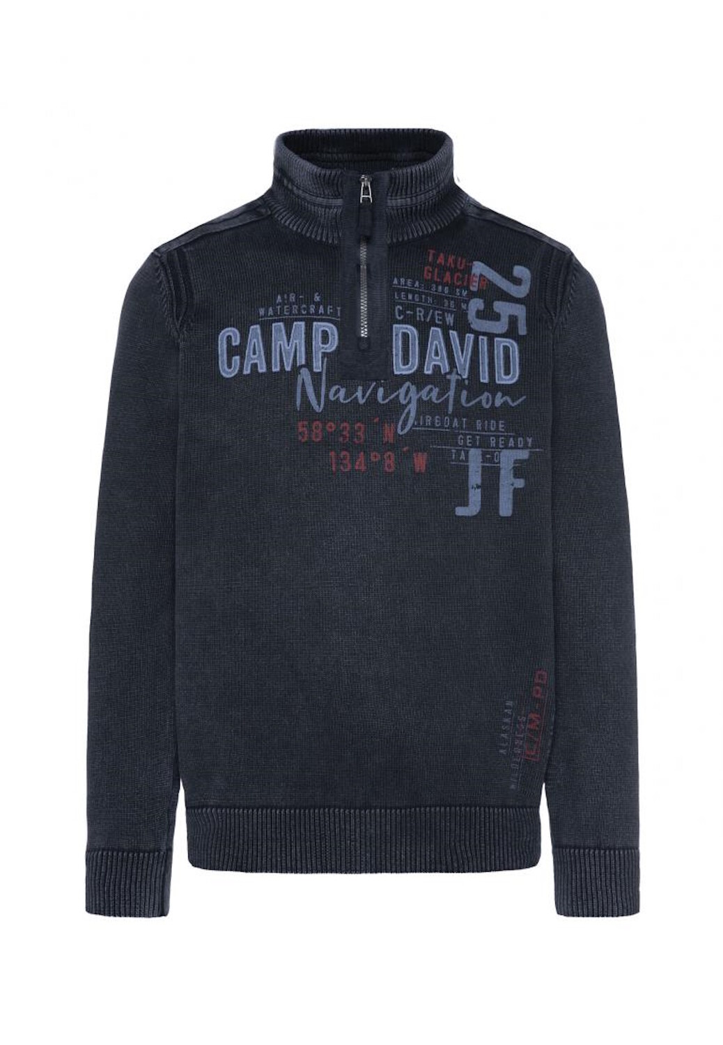 Пуловер CAMP DAVID Strick, синий
Пуловер CAMP DAVID Strick, синий