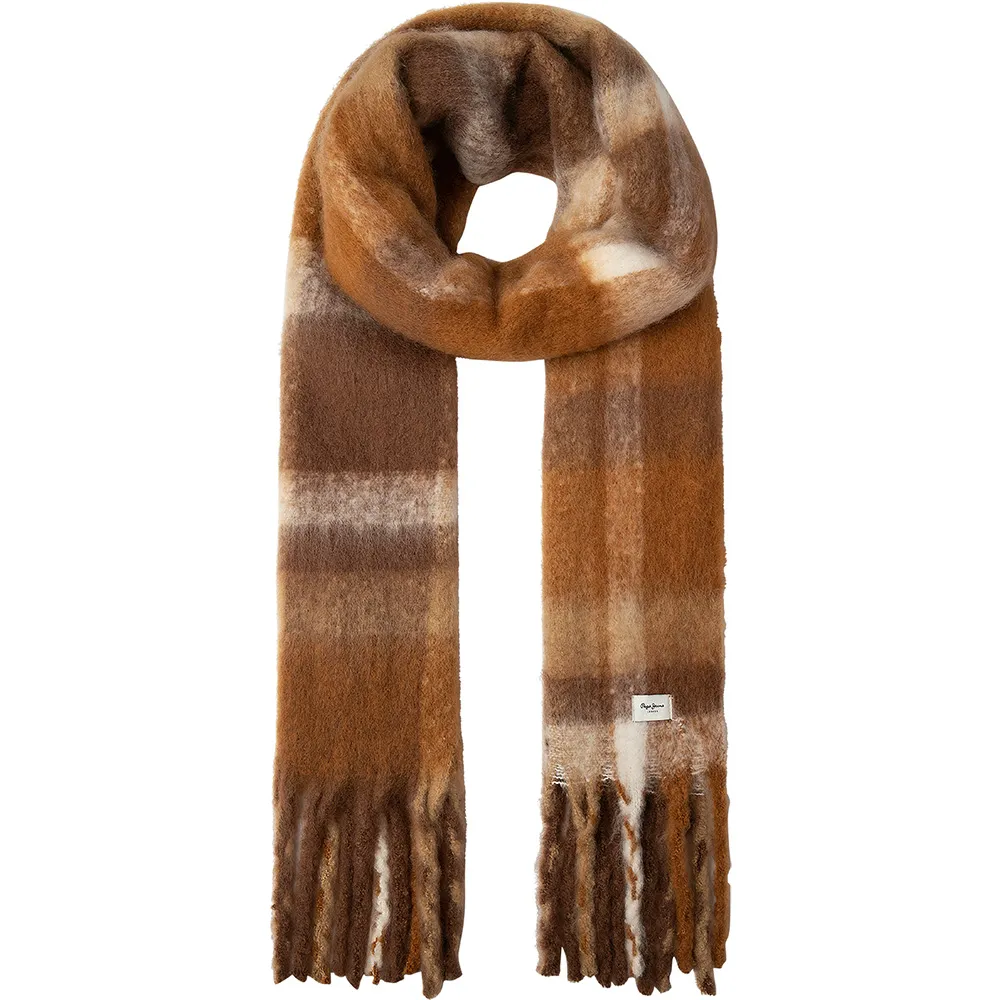 Шарф Pepe Jeans Flavie, коричневый
Шарф Pepe Jeans Flavie, коричневый