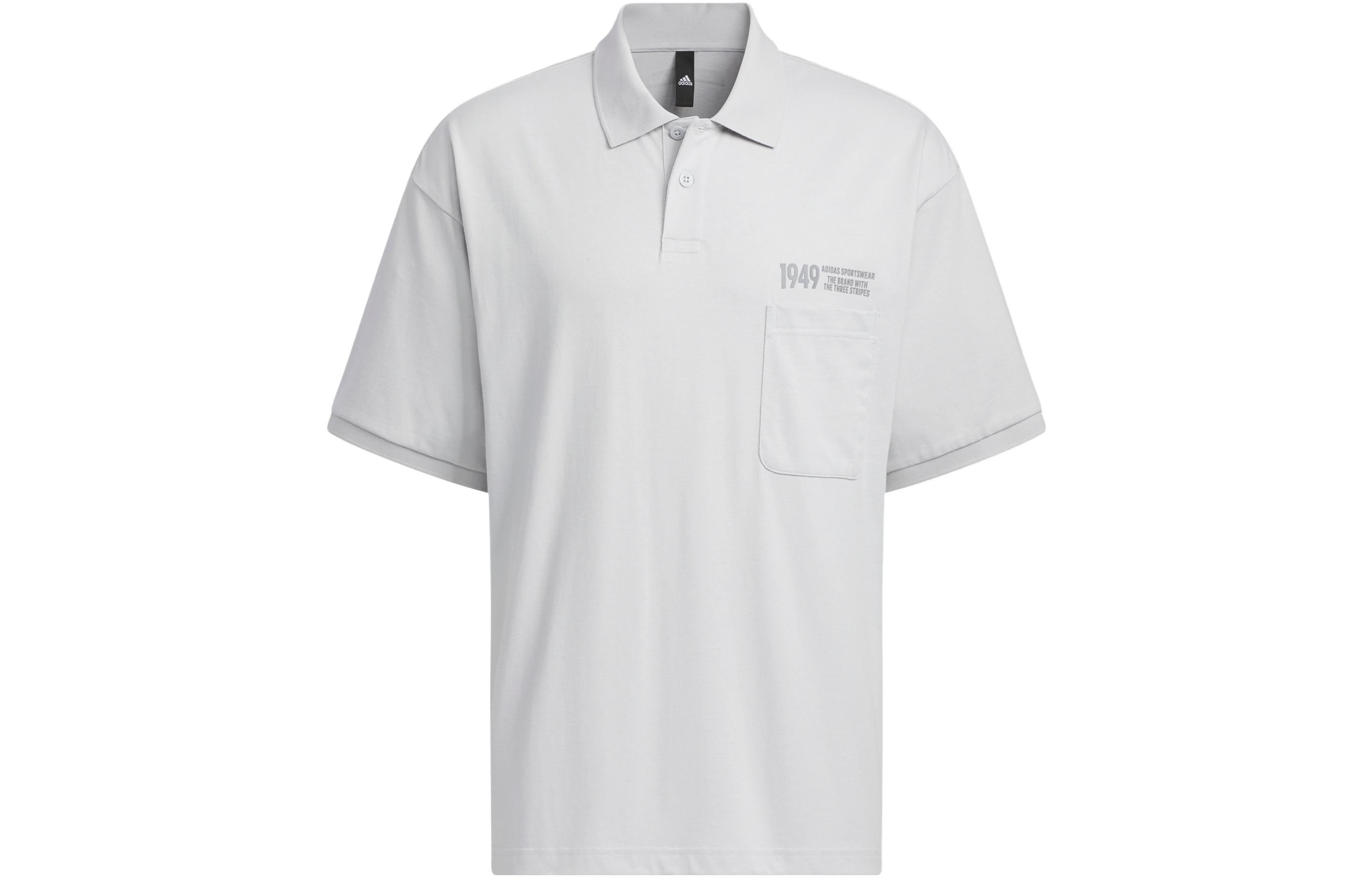 Футболка поло мужская однотонная светло-серая Adidas
Футболка поло мужская однотонная светло-серая Adidas