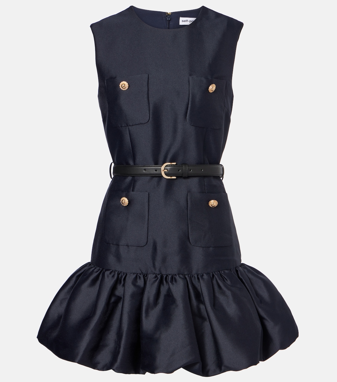 Мини-платье без рукавов Self-Portrait, синий
Мини-платье без рукавов Self-Portrait, синий