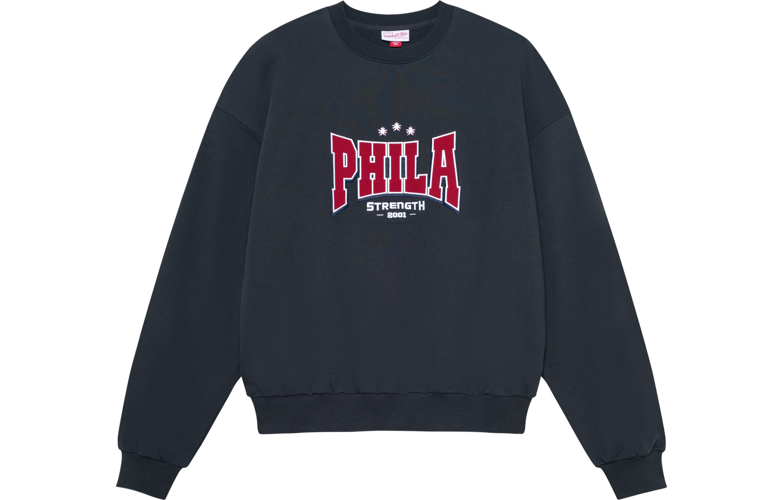 Свитшот унисекс серый Mitchell Ness 
Свитшот унисекс серый Mitchell Ness