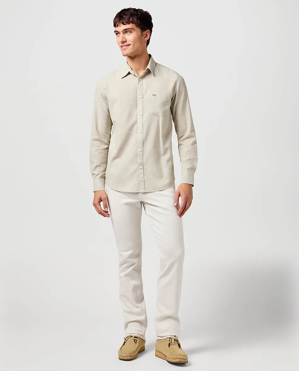 Мужские брюки Greensboro Regular Fit светло-серого цвета Wrangler, светло-серый 
Мужские брюки Greensboro Regular Fit светло-серого цвета Wrangler, светло-серый