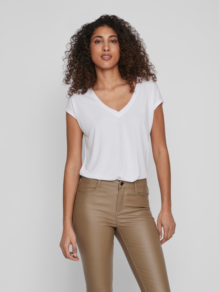 Базовая футболка с V-образным вырезом VIMODALA белого цвета Vila, Белый, Базовая футболка с V-образным вырезом VIMODALA белого цвета Vila
Базовая футболка с V-образным вырезом VIMODALA белого цвета Vila, Белый, Базовая футболка с V-образным вырезом VIMODALA белого цвета Vila