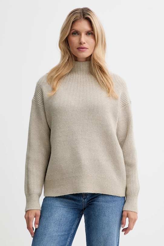 Свитер из смесовой шерсти Calvin Klein, бежевый
Свитер из смесовой шерсти Calvin Klein, бежевый