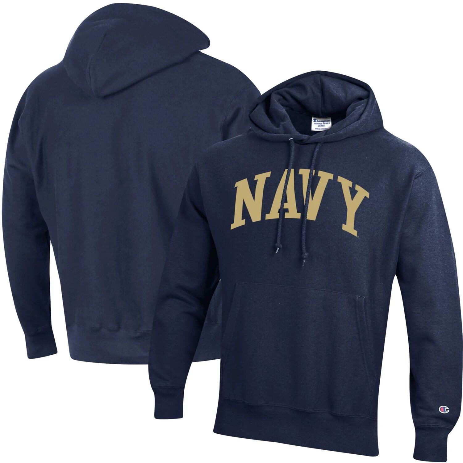 Мужской пуловер с капюшоном Champion Navy Navy Gardshipmen Team Arch обратного переплетения
Мужской пуловер с капюшоном Champion Navy Navy Gardshipmen Team Arch обратного переплетения