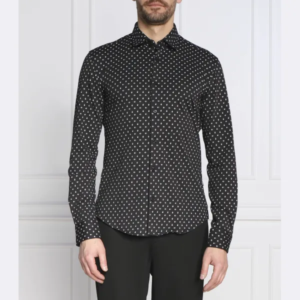 Рубашка узкого кроя Boss, черный
Рубашка узкого кроя Boss, черный