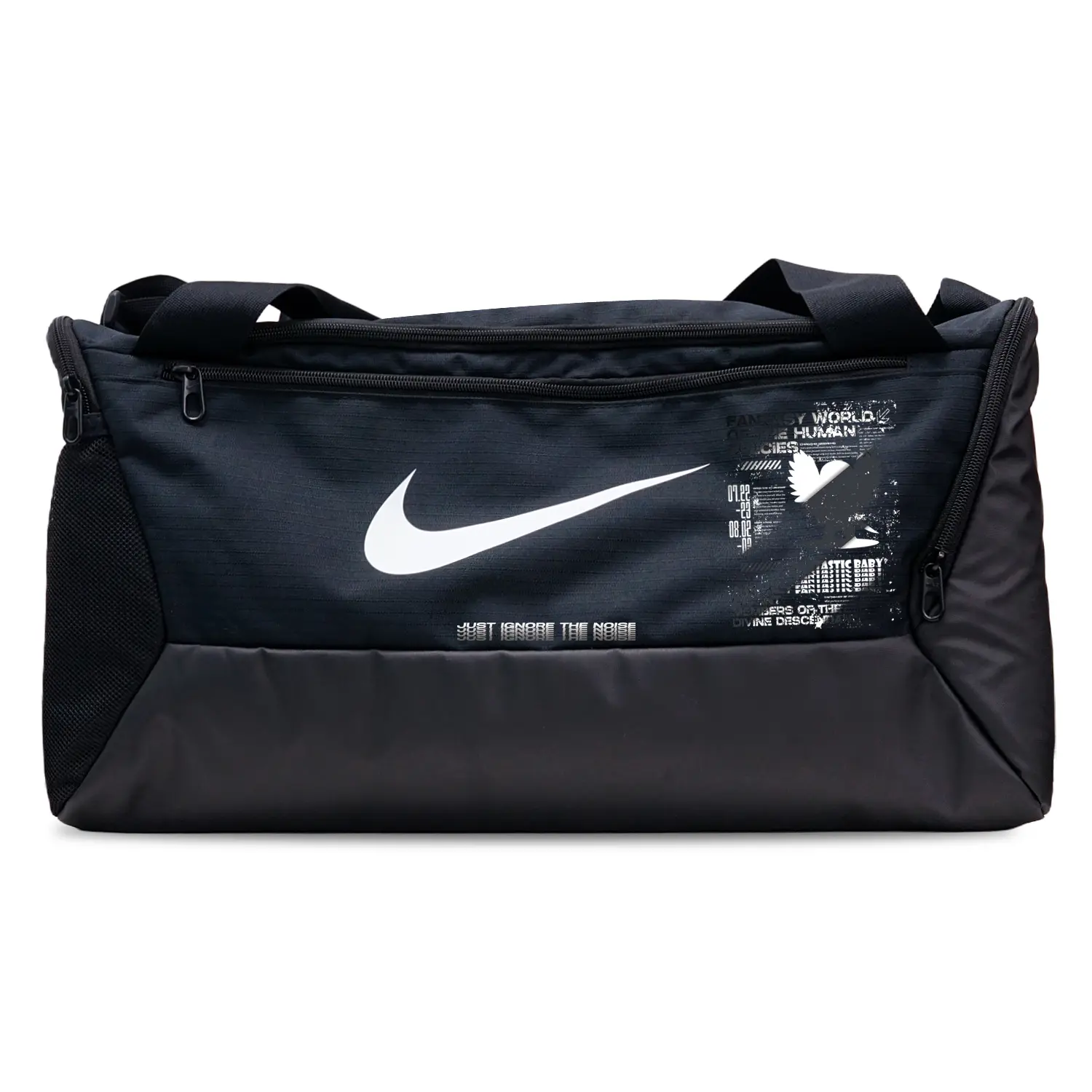 Nike Тканевая дорожная сумка унисекс черная, Distressed Silhouette Angel
Nike Тканевая дорожная сумка унисекс черная, Distressed Silhouette Angel