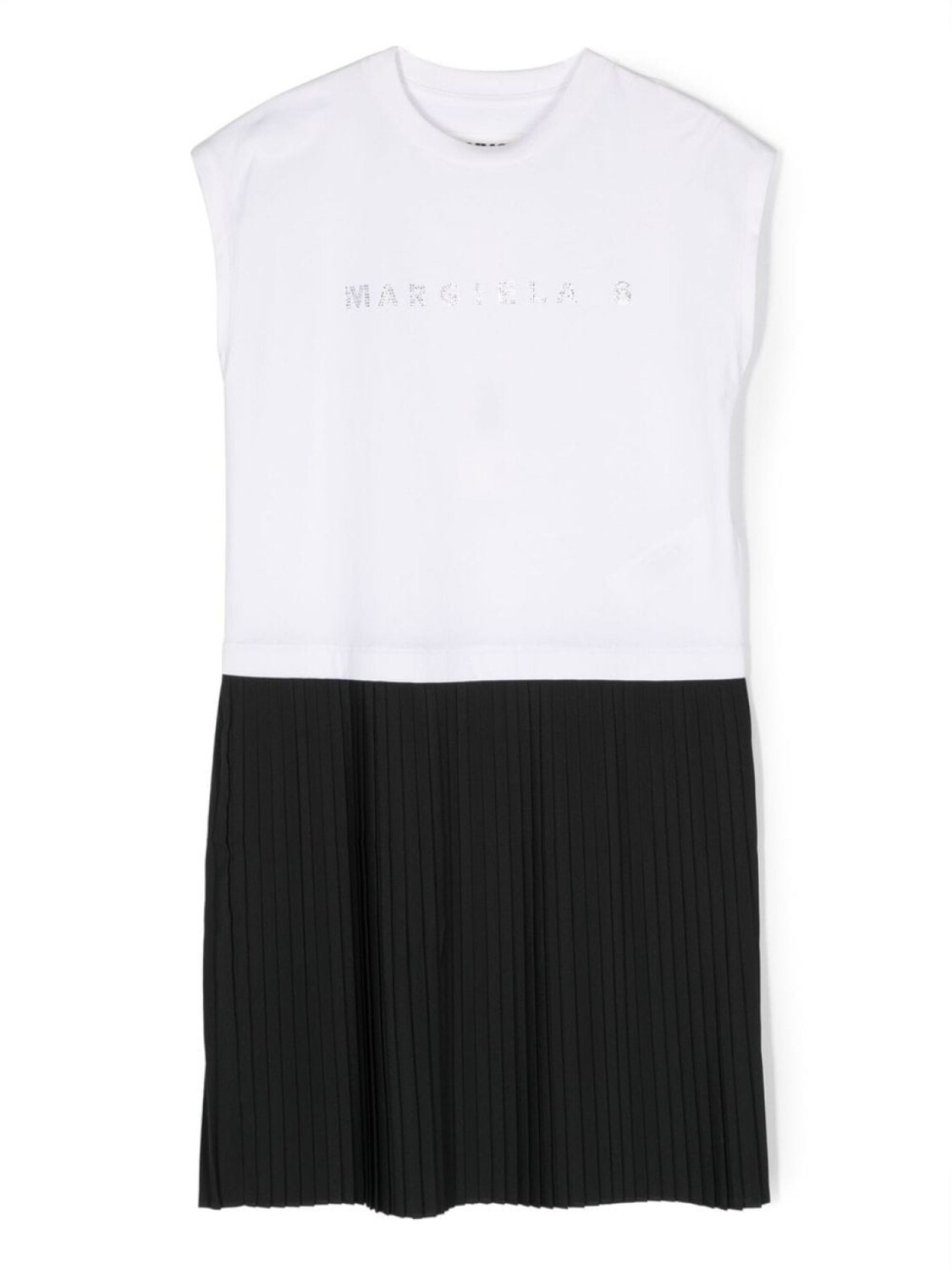 MM6 Maison Margiela Kids платье-трапеция со складками, белый
MM6 Maison Margiela Kids платье-трапеция со складками, белый