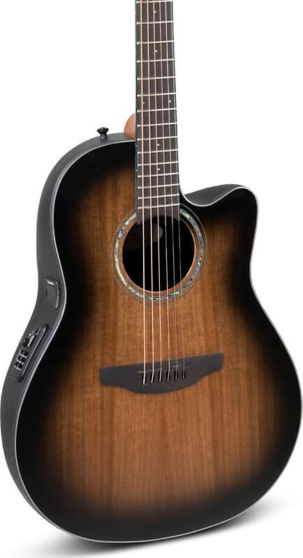 Акустическая гитара Ovation CS24P-ABLKW Celebrity Traditional Plus Australian Blackwood A/E Guitar