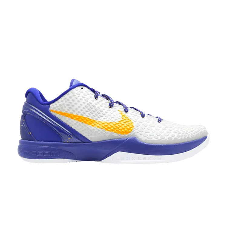 Кроссовки Nike Zoom Kobe 6 XDR Lakers Home, белый 
Кроссовки Nike Zoom Kobe 6 XDR Lakers Home, белый