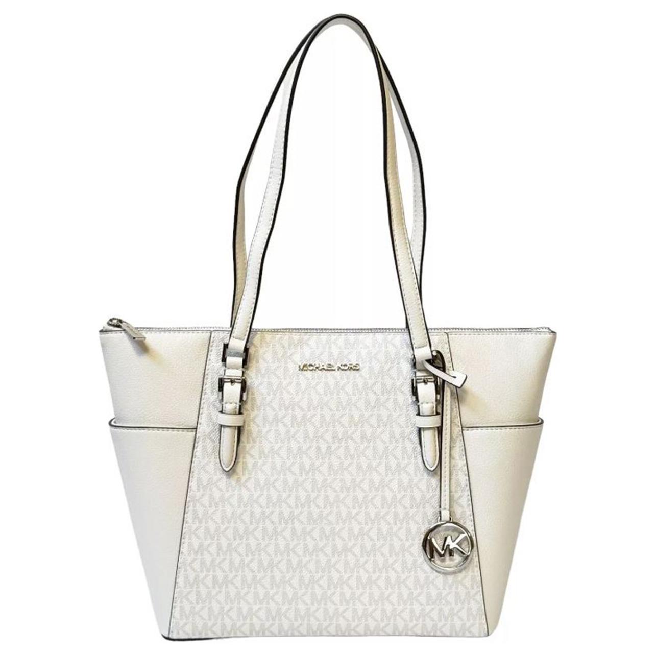 MICHAEL KORS Сумка-шоппер Charlotte Coated Canvas With Polyester, женская, белая
MICHAEL KORS Сумка-шоппер Charlotte Coated Canvas With Polyester, женская, белая