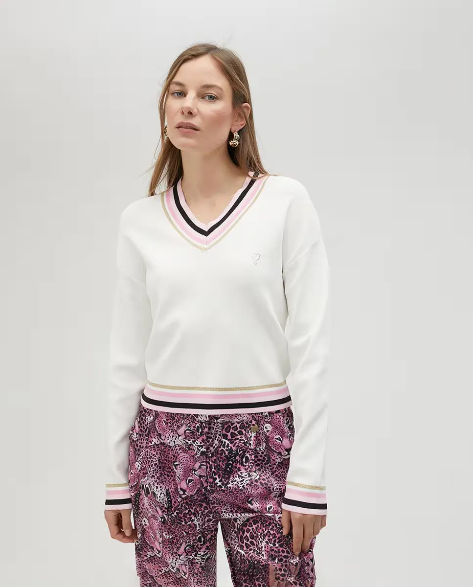 Женский свитер с V-образным вырезом Lola Casademunt, цвет Crudo
Женский свитер с V-образным вырезом Lola Casademunt, цвет Crudo