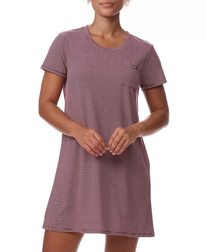 Женская ночная рубашка с короткими рукавами и круглым вырезом Tommy Hilfiger, мультиколор
Женская ночная рубашка с короткими рукавами и круглым вырезом Tommy Hilfiger, мультиколор