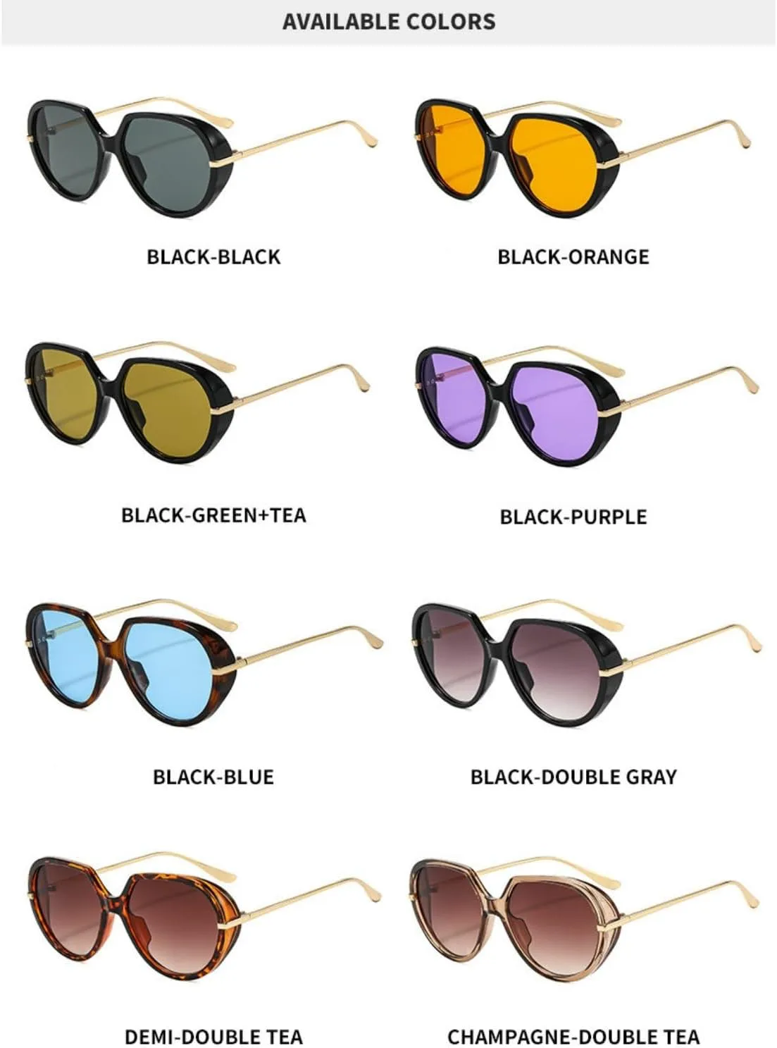 Willochra Винтажные солнцезащитные очки-пилот большого размера для женщин, роскошные модные многоугольные солнцезащитные очки для женщин, очки в крупной оправе, C6
Willochra Винтажные солнцезащитные очки-пилот большого размера для женщин, роскошные модные многоугольные солнцезащитные очки для женщин, очки в крупной оправе, C6