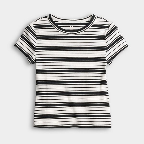 Детская футболка с коротким рукавом и круглым вырезом, размеры 6-20, regular и plus So, Black And White Stripe
Детская футболка с коротким рукавом и круглым вырезом, размеры 6-20, regular и plus So, Black And White Stripe